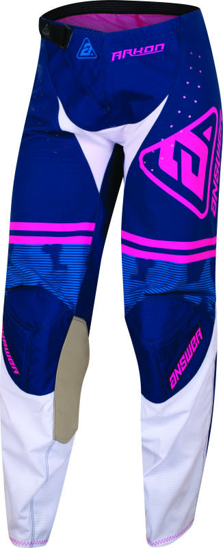 Answer 23 Arkon Trials Pant Blue/White/Magenta Youth Size - 22 447615