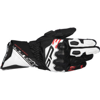 ALPINESTARS SP-3 Gloves - Black/White/Fluo Red - Medium 3550925-1231-M