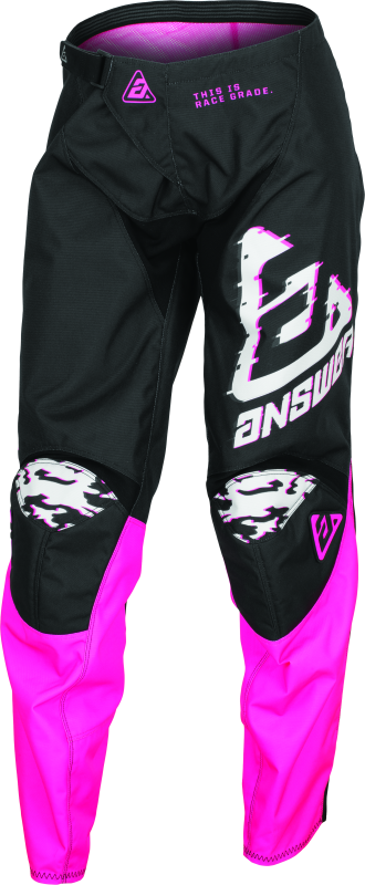 Answer 23.5 Syncron Meltdown Pant Black/Magenta/Grey Womens Size - 2 Regular 447907