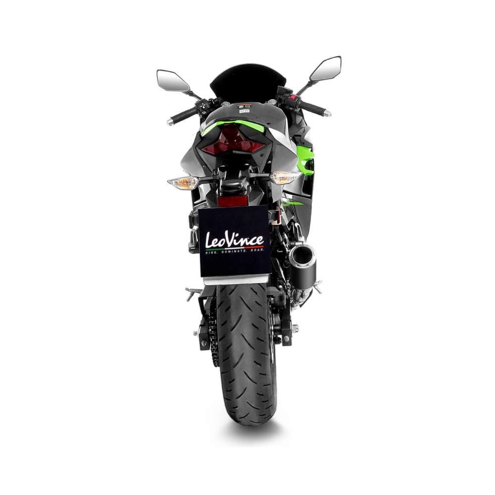 LEOVINCE LV Corsa Schalldämpfer - Black Edition KAWASAKI NINJA 400/500 2018 - 2024 15400BU 1811-4303 