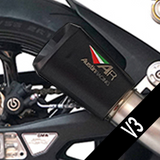 IN STOCK Austin Racing V3 BLACK ORANGE TIP    SLIP-ON 2014 - 2019 KTM SUPERDUKE 1290 R & 2016 - 2023 GT  AR52