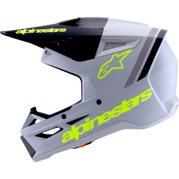 ALPINESTARS SM3 Helmet - Radium - Matte Gray/Black/Yellow Fluo - Medium 8300826-9510-M