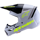 ALPINESTARS SM3 Helmet - Radium - Matte Gray/Black/Yellow Fluo - Medium 8300826-9510-M