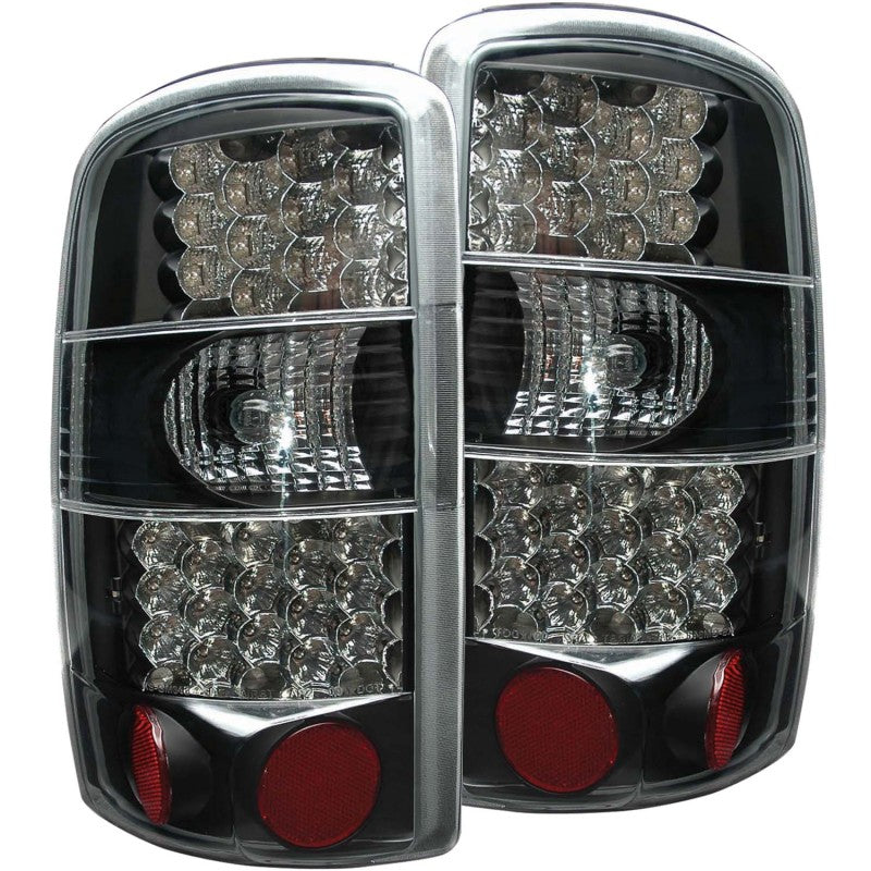 ANZO 2000-2006 Chevrolet Suburban LED Taillights Black 311003