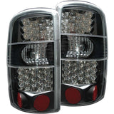 ANZO 2000-2006 Chevrolet Suburban LED Taillights Black 311003
