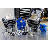 S&S CYCLE 129" Power Package Engine Performance Kit - Chain Drive - Oil Cooled - Highlighted Fins - M8 0904-0100 310-1223
