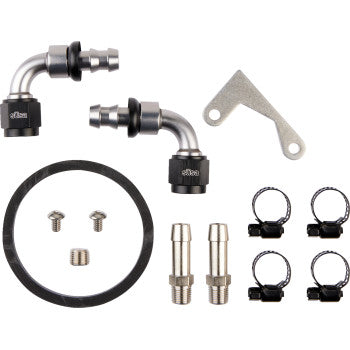 JAGG OIL COOLERS Oil Cooler Kit - 10R - Low Mount for Harley-Davidson 750-2400-0323