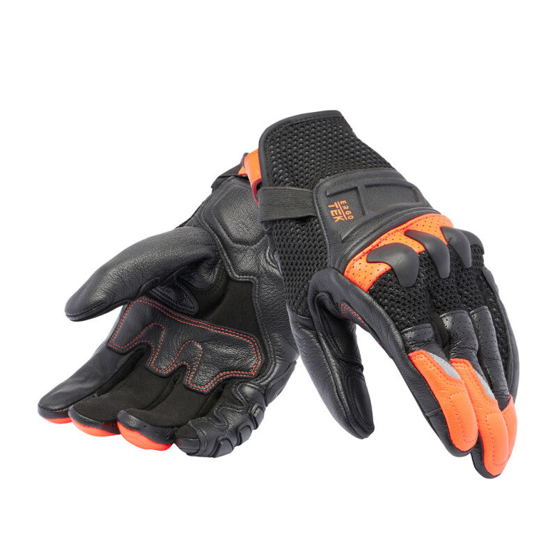 Dainese X-Ride 2 Ergo-Tek Gloves Black/Red-Fluorescent - Large 2018100015-628-L