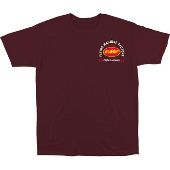 FMF Exhaust Supply T-Shirt - Maroon - Medium  FA24118902MRNMD