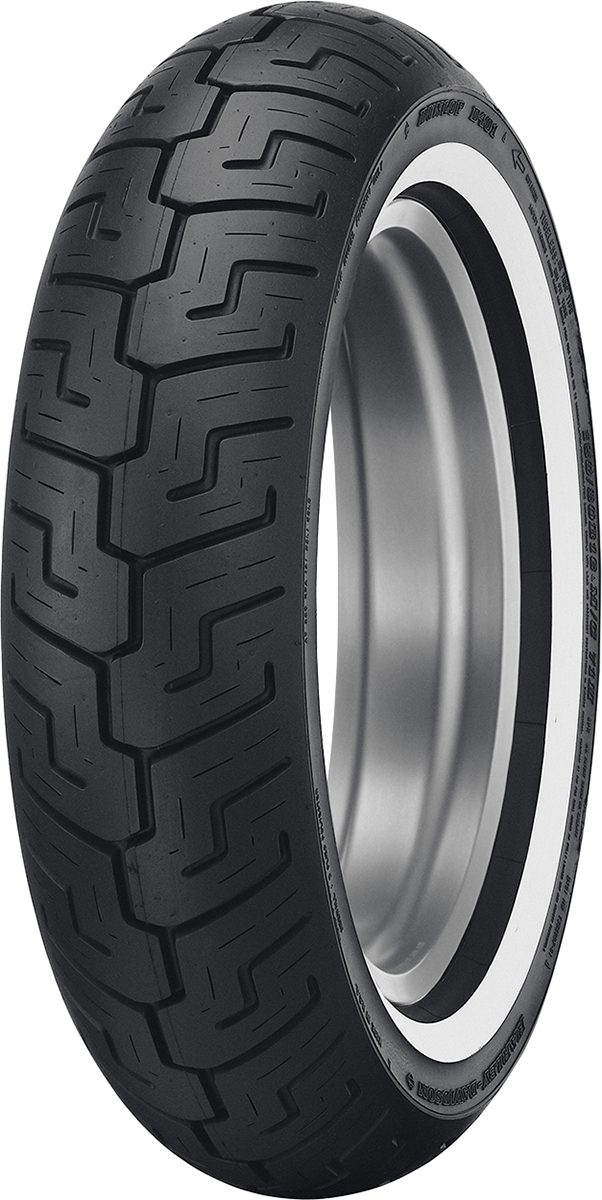 DUNLOP Tire - Harley-Davidson® D401™ - Rear - 150/80B16 - Medium Whitewall - 71H 45064132