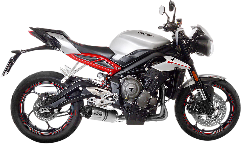 LEOVINCE LV One Evo Muffler - Stainless Steel - Street Triple 765 S/SA2/R/R LRH/RS 2017 - 2019  14288E 1811-3764