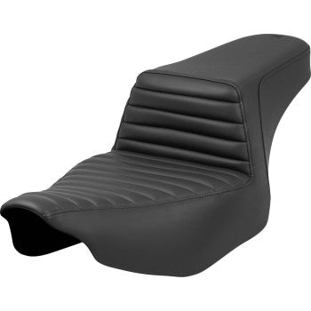 SADDLEMEN Step-Up Seat - Tuck-n'-Roll - Black - Road Glide/Street Glide 823-07-171