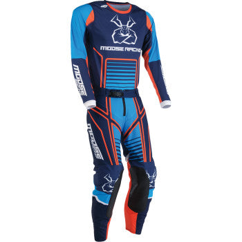 MOOSE RACING Agroid Jersey - Blue/Orange - 3XL 2910-7493