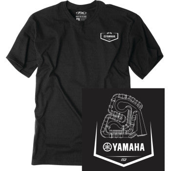 FACTORY EFFEX Yamaha Track T-Shirt - Black - Medium 28-87202