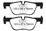EBC 14+ BMW 228 Coupe 2.0 Turbo ATE calipers Redstuff Rear Brake Pads DP32132C