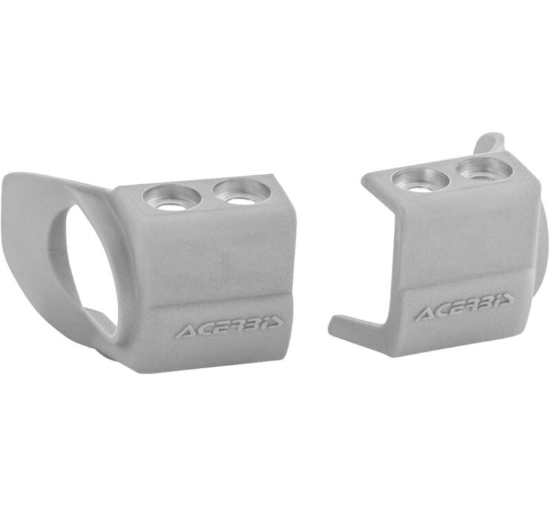 Acerbis 09-24 Hon CRF250/R/CRF450R/RX/X/0R-S/ 09-23 Kaw KX250F/450F Fork Shoe Protectors - Gray