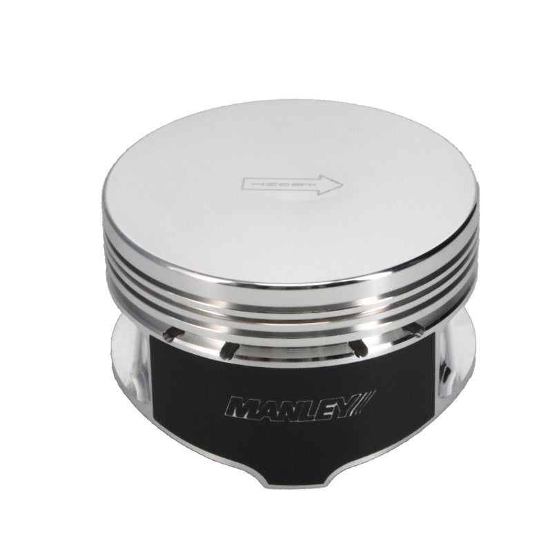 Manley Ford 4.6L/5.4L (3Valve) Flat Top Forged Aluminum 3.572in Bore 0cc Dome Piston Set 594020C-8