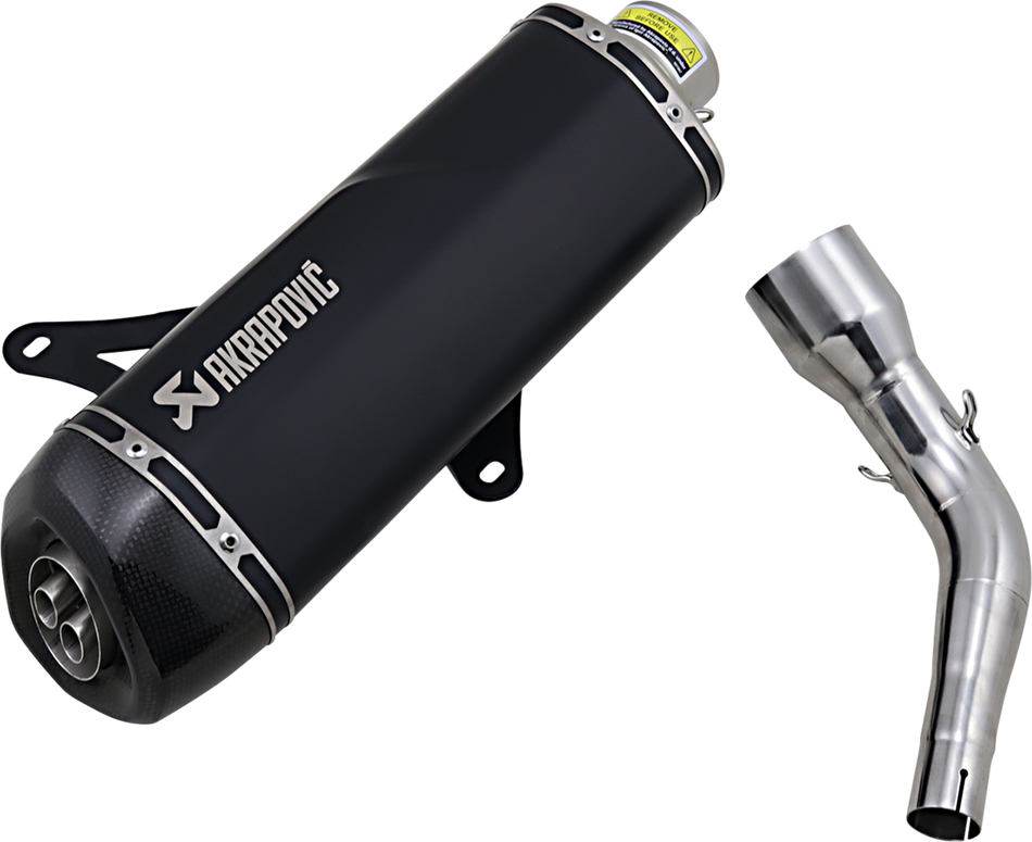 AKRAPOVIC Muffler - Black - Stainless Steel Vespa GTS/GTV S-VE3SO9-HRSSBL 1811-3941