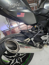 Vandemon Ninja H2 H2R Titanium Slip-On 2015-2025 KAWAH2TIMUFPOLA VA-142