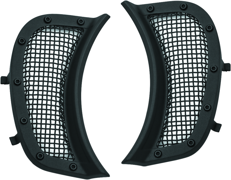 Kuryakyn Mesh Headlight Vent Accents Black 6519