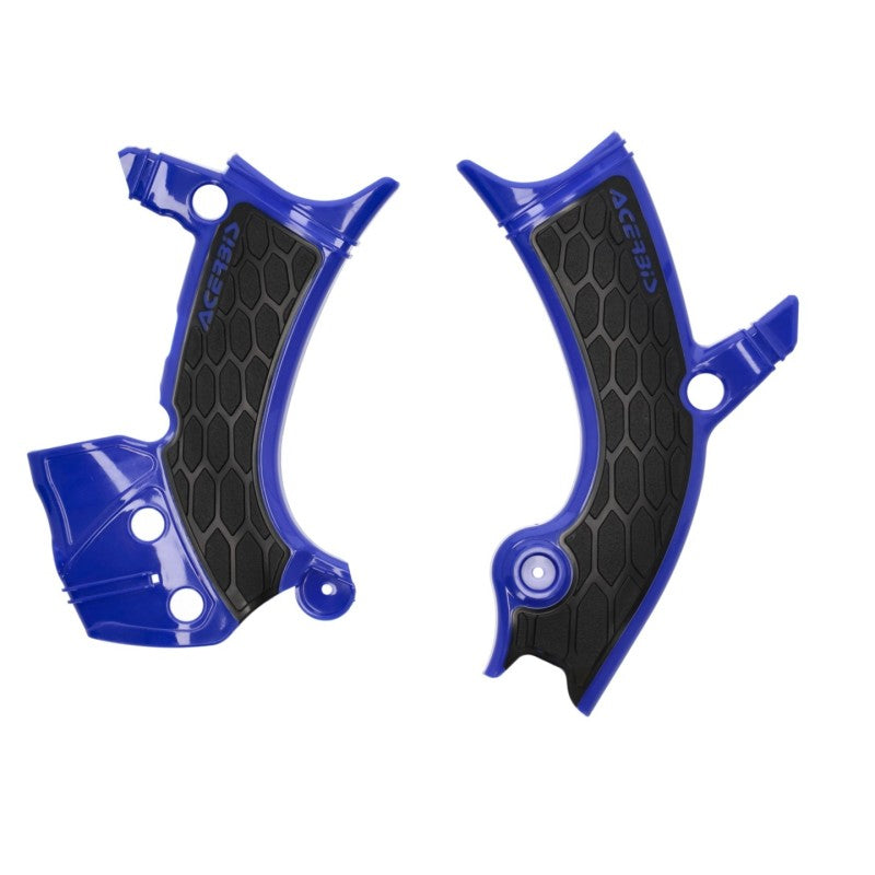 Acerbis 23+ Yamaha YZ450F Frame Guards- X-Grip - Blue/Black 2981441034