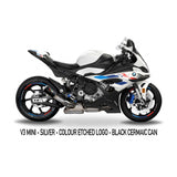 Arrow Bmw S1000rr '19 Pro-Race Nichrom Homol. Escape Con Tubo De Enlace Soldado Para Colectores Originales O Arrow 71903pri