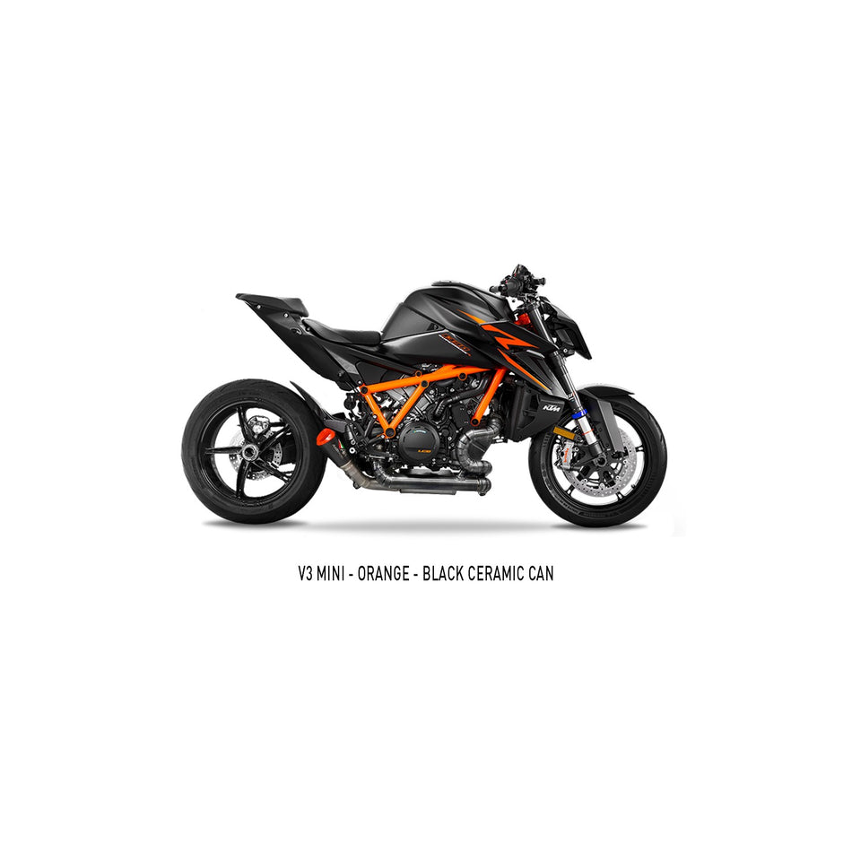 Austin Racing SINGLE pipe Black 2023 - 2024 KTM SUPERDUKE 1390 R/RR/EVO RS2 FULL RACE EXHAUST SYSTEM   AR49