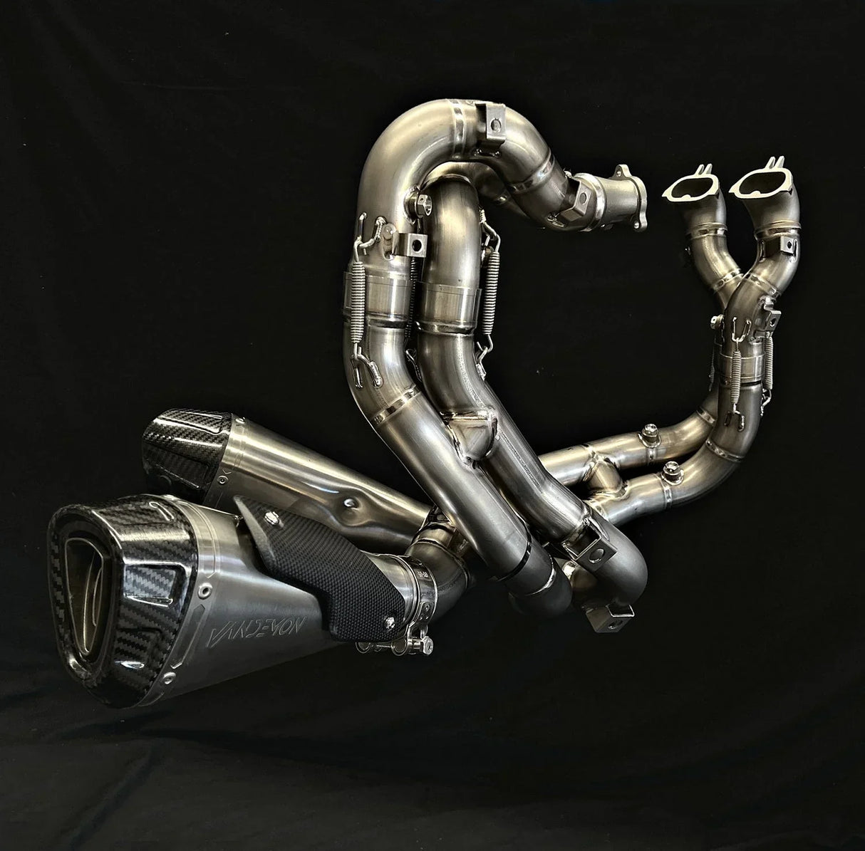 Vandemon  Ducati V4 / V4R Panigale & Streetfighter Full Titanium Exhaust system 2023-2024 SKU: DUCV4TIEXHSYSNC VA-44