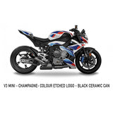 Arrow Bmw S1000rr '19 Pro-Race Nichrom Homol. Escape Con Tubo De Enlace Soldado Para Colectores Originales O Arrow 71903pri