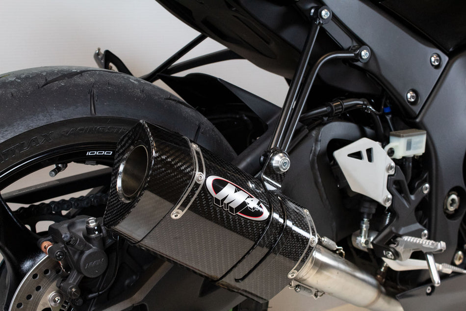 M4 Auspuff Titan Halbsystem mit Tech 1 Carbonfaser ZX10R 2021-2024 KA9974