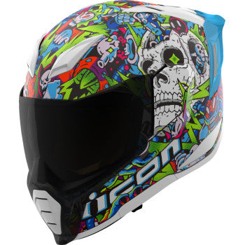 ICON Ultraflite Helmet - Doodle 3 - MIPS® - Blue - 3XL 0101-18067