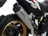 71805AK  Arrow Maxi Race-Tech Exhaust, Aluminum for BMW R1200GS /R1250GS /Adventure 2013-2024