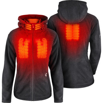 GERBING HEATED CLOTHING Women's 7V Thermite Fleece Heated Jacket 2.0 - Gray - Medium GER-TFJKT-7V-W-G-M