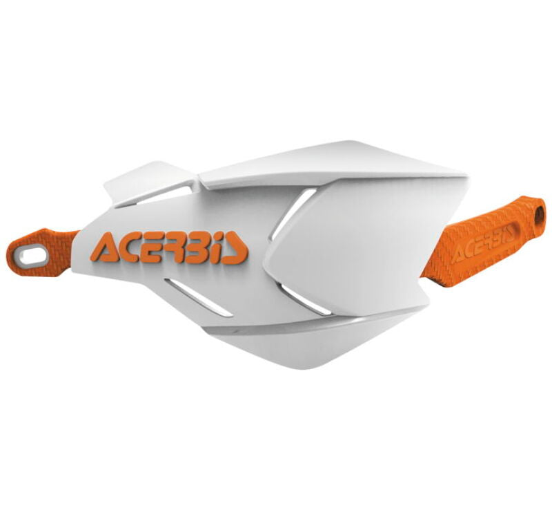 Acerbis X-Factor Handguard - White /Orange 2634661088