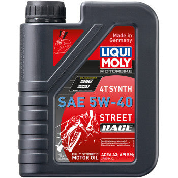 LIQUI MOLY Street Race Synthetisches 4T-Öl - 5W-40 - 1L 20074 