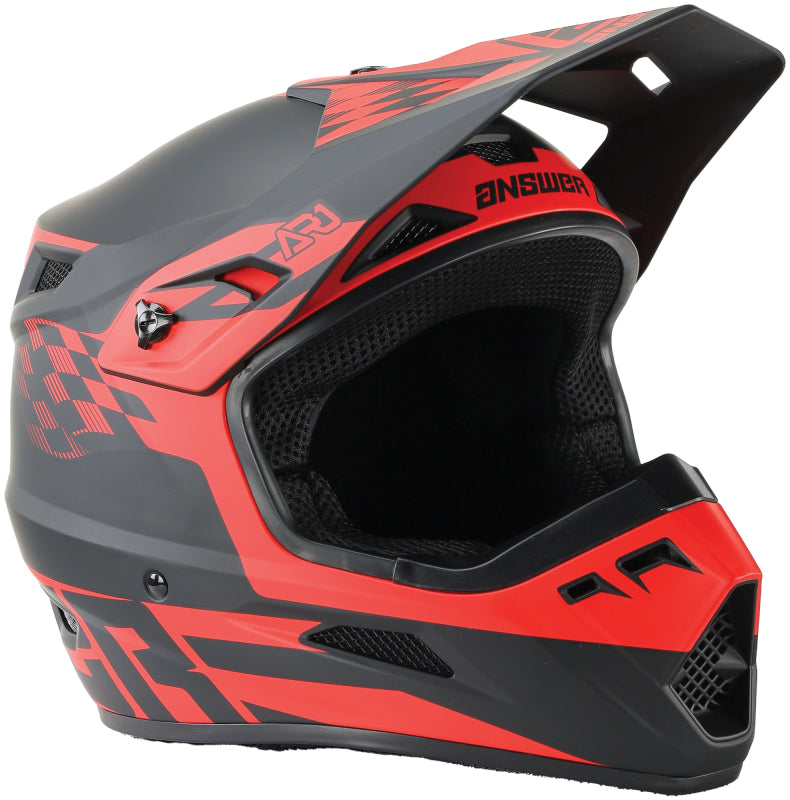 Answer AR1 Sweep Helmet Black/Red - Medium 442904