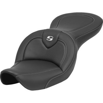 SADDLEMEN Roadsofa™ Seat - without Backrest - Carbon Fiber - FXDWG '96-'23 896-05-185