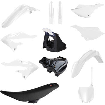 POLISPORT Complete Body Kit - Black/White - YZ 250 91572