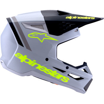 ALPINESTARS SM3 Helmet - Radium - Matte Gray/Black/Yellow Fluo - Medium 8300826-9510-M