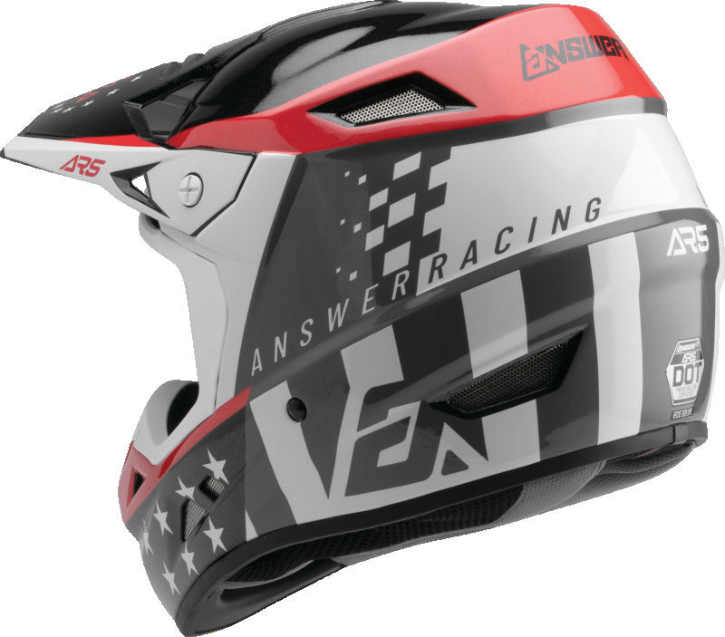 Answer AR5 Rally Helmet Mips Red/Black - XS 446337