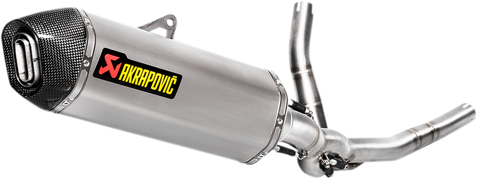 AKRAPOVIC Race Exhaust - Stainless Steel/Titanium V-Strom 650 2017-2024 S-S6R9-WT 1810-2571