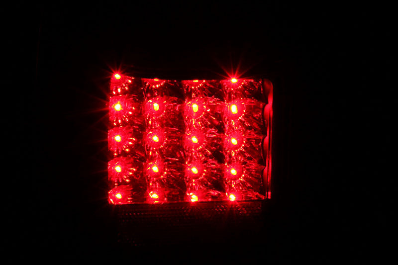 ANZO 2001-2002 Toyota 4 Runner LED Taillights Black 311099