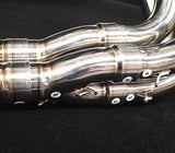 VANDEMON Polished Titanium Exhaust System Ninja H2 & H2R 2015-25 KAWAH2TICSPOLEXHD VA-143