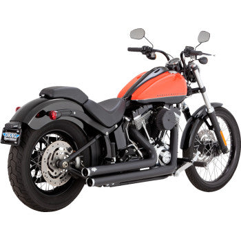 VANCE &amp; HINES Big Shots Staggered Auspuffsystem - Mattschwarz 47959 