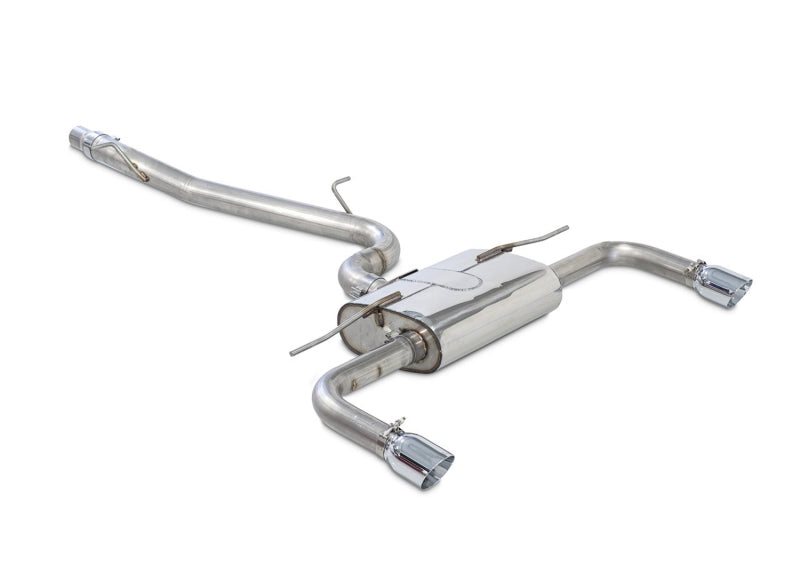 AWE Tuning Audi 8V A3 Touring Edition Exhaust - Dual Outlet Chrome Silver 90 mm Tips 3015-32056