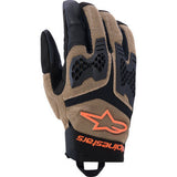ALPINESTARS Manti Air Gloves - Dark Khaki/Black/Fluo Orange - Medium 3570225-8038-M