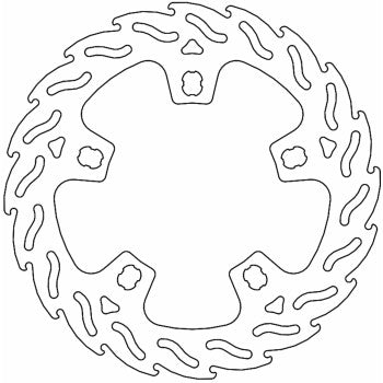 MOTO-MASTER Brake Rotor - Front - Halo 110764-PU