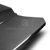 Anderson Composites 2016+ Type-AZ Camaro Double Sided Fiber Hood AC-HD16CHCAM-AZ-DS