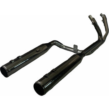 KHROME WERKS 2-into-2 Dominator Exhaust System with 4-1/2" Mufflers - Eclipse® with Race Tip - Twin Cam 201150