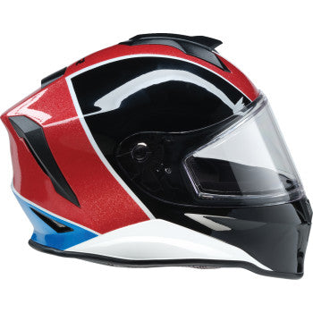 Z1R Youth Warrant 2.0 Snow Helmet - Fresh Pow - Red/White/Blue - Large 0122-0134